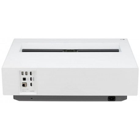 LG CineBeam HU715QW - DLP projector - laser - 2500 ANSI lumens - 3840 x 2160 - 16:9 - 4K - Miracast Wi-Fi Display / AirPlay 2 - white - 1