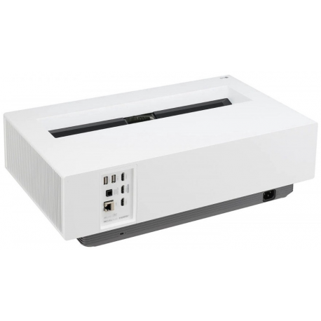 LG CineBeam HU715QW - DLP projector - laser - 2500 ANSI lumens - 3840 x 2160 - 16:9 - 4K - Miracast Wi-Fi Display / AirPlay 2 - white - 6