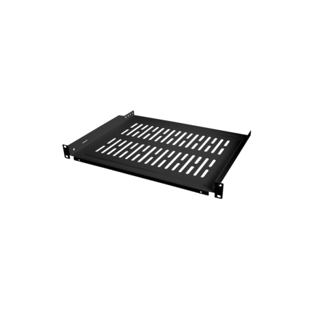 LogiLink - Rack shelf - black, RAL 9005 - 1U - 19" - 0