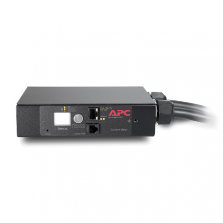 APC In-Line Current Meter AP7155B - Current monitoring device - AC 230 V - Ethernet 10 / 100, RS-232 - output connectors: 1 - for P / N: AR109SH4, SCL400RMJ1U, SCL500RMI1UC, SCL500RMI1UNC, SMTL1000RMI2UC, SMTL750RMI2UC - 2