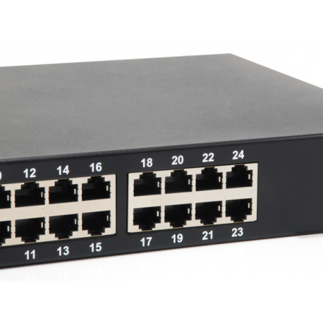 LevelOne GEP-2421W500 - Switch - 24 x 10 / 100 / 1000 (PoE) - rack-mountable - PoE+ (500 W) - 5
