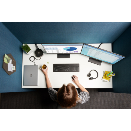 HP USB-C Dock G5 - Docking station - USB-C - GigE - 100 Watt - United Kingdom - for EliteBook 830 G6; Pavilion x360 Laptop; Pro Mobile Thin Client mt440 G3 - 26