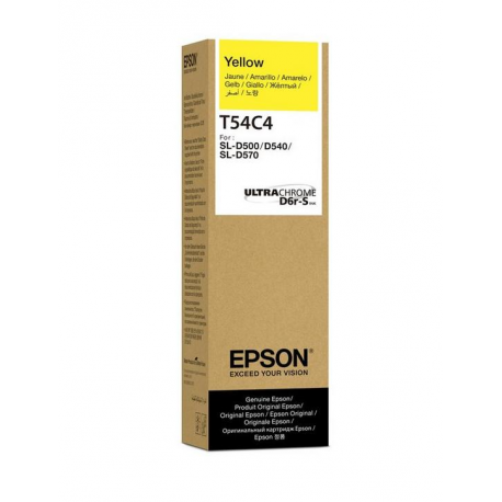 Epson T54C - Yellow - original - box - ink refill - for SURELAB SL-D500 - 1