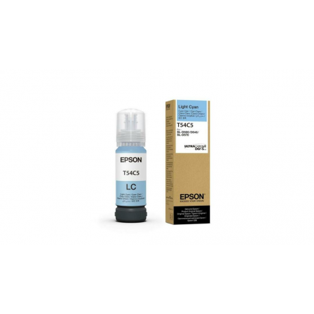 Epson T54C - Light cyan - original - box - ink refill - for SURELAB SL-D500 - 0