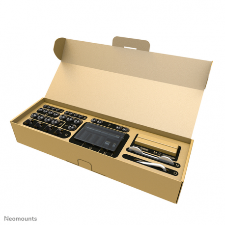 Neomounts by Newstar Select WL30S-910BL16 - Mounting kit (mount) - fixed - for flat panel - lockable - black - screen size: 40"-75" - pillar - 9