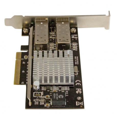 StarTech.com 10G Network Card - 2x 10G Open SFP+ Multimode LC Fiber Connector - Intel 82599 Chip - Gigabit Ethernet Card (PEX20000SFPI) - Network adapter - PCIe 2.0 x8 low profile - 10 GigE - 10GBase-LR, 10GBase-SR, 10GBase-LRM - black - for P / N: BNDTB10GI, BNDTB210GSFP, BNDTB310GNDP, BNDTB410GSFP, BNDTB4M2E1, BNDTBUSB3142 - 1