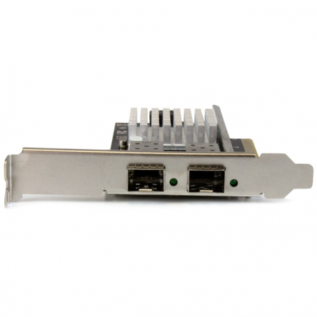 StarTech.com 10G Network Card - 2x 10G Open SFP+ Multimode LC Fiber Connector - Intel 82599 Chip - Gigabit Ethernet Card (PEX20000SFPI) - Network adapter - PCIe 2.0 x8 low profile - 10 GigE - 10GBase-LR, 10GBase-SR, 10GBase-LRM - black - for P / N: BNDTB10GI, BNDTB210GSFP, BNDTB310GNDP, BNDTB410GSFP, BNDTB4M2E1, BNDTBUSB3142 - 4