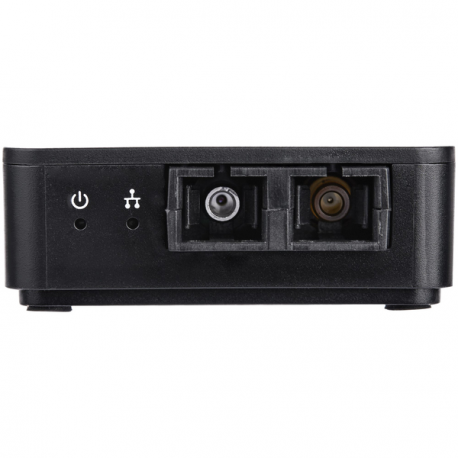 StarTech.com USB to Fiber Optic Converter, 100Mbps, USB 2.0 to Fiber Network Adapter, 100BASE-FX SC Female Duplex Multimode Fiber/MMF Compatible, 2Km, Compact USB to Fiber LAN Adapter - USB to LAN Adapter (US100A20FXSC) - Network adapter - USB 2.0 - 100Base-FX/100Base-SC x 1 - 1310 nm - black - 2