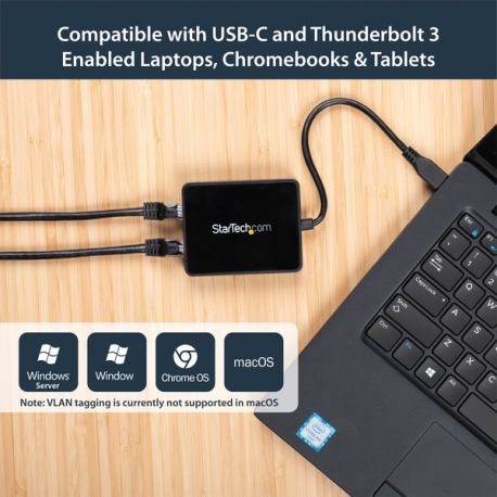 USB-C TO DUAL GBE ADAPTER - 5