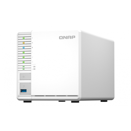 QNAP TS-364 - NAS server - 3 bays - SATA 6Gb / s - RAID 5 - RAM 8 GB - 2.5 Gigabit Ethernet - iSCSI support - 0