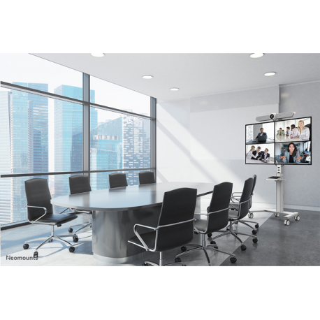 Neomounts by Newstar Select - Cart - for flat panel - black - screen size: 37"-75" - 18