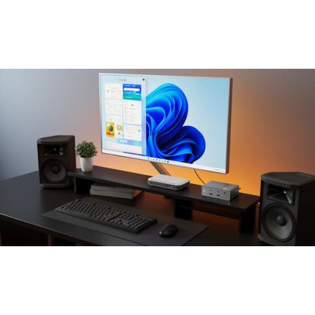 HyperDrive GEN2 - Docking station - USB-C - 2 x HDMI, 2 x DP - GigE - Europe - 7