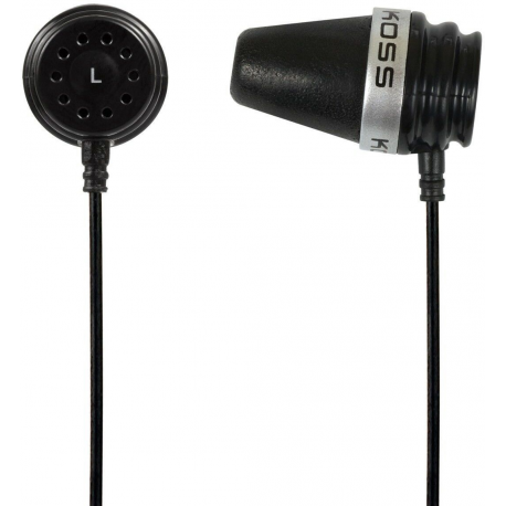 Koss Headphones Sparkplug In-ear, 3.5 mm, Black, Noice canceling, - 0
