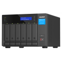 QNAP TVS-H674 - NAS server - 6 bays - SATA 6Gb/s - RAID 0, 1, 5, 6, 10, 50, JBOD, RAID TP, TM - RAM 32 GB - Gigabit Ethernet / 2.5 Gigabit Ethernet - iSCSI support