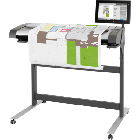 HP HD Pro 2 - Roll scanner - CCD - Roll (111.8 cm) - 1200 dpi x 1200 dpi - USB 3.0, Gigabit LAN - 5