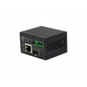 LevelOne IEC-4000 - Media converter - 100Mb LAN - 10Base-T, 100Base-TX, 100Base-X - RJ-45 / SFP (mini-GBIC)