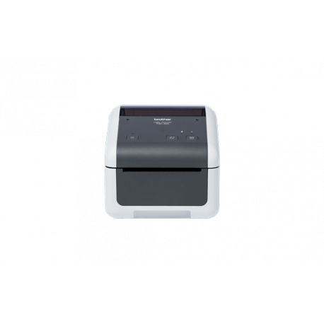 Brother TD-4210D - Label printer - direct thermal - Roll (11.8 cm) - 203 dpi - up to 127 mm / sec - USB 2.0, LAN, serial - grey, white - 0