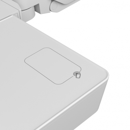 Ergotron CareFit Combo System with Worksurface - Mounting kit (articulating arm, wall track 34", wall mount base, pull-out keyboard tray with integrated worksurface, track mount adapter, wall track covers, track mount bracket) - modular - for LCD display  /  keyboard - plastic, aluminium - white - screen size: up to 27" - wall-mountable - 6