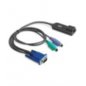 HPE PS / 2 Interface adapter - KVM extender - for HP TFT7600 G2; IP console switch 1x1x16; ProLiant DL380 G6; Rack; Server Console Switch