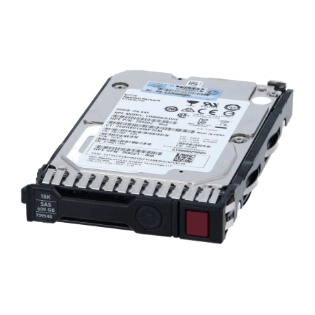 HPE Enterprise - Hard drive - 600 GB - hot-swap - 2.5" SFF - SAS 12Gb / s - 15000 rpm - with HP SmartDrive carrier - 1