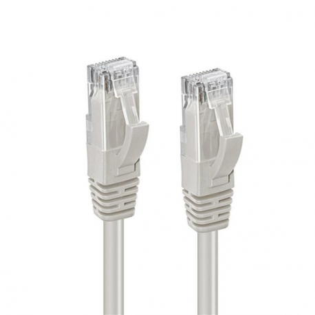 MicroConnect - Network cable - RJ-45 (M) to RJ-45 (M) - 10 m - UTP - CAT 6 - halogen-free - grey - 1