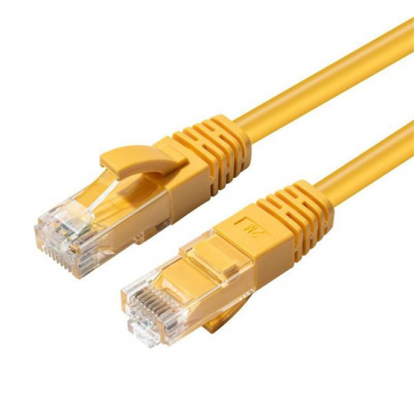 MicroConnect - Network cable - RJ-45 (M) to RJ-45 (M) - 20 m - UTP - CAT 6 - yellow - 0