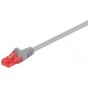 MicroConnect - Network cable - RJ-45 (M) to RJ-45 (M) - 30 m - 6 mm - UTP - CAT 6 - round, snagless, stranded - grey