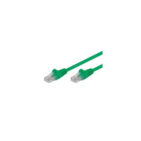 MicroConnect - Network cable - RJ-45 (M) to RJ-45 (M) - 5 m - UTP - CAT 5e - green - 0