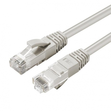MicroConnect - Network cable - RJ-45 (M) to RJ-45 (M) - 40 cm - UTP - CAT 6 - halogen-free - grey - 0