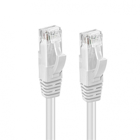 U/UTP CAT6 0.5M White LSZH - 1