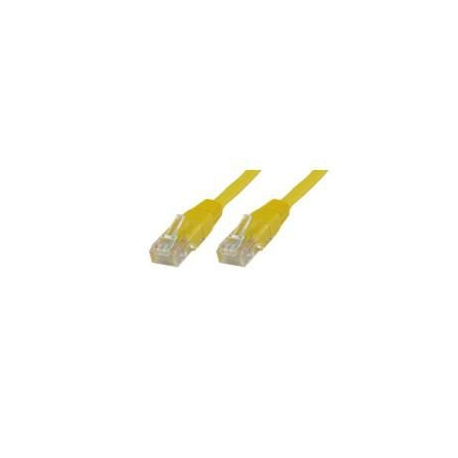 MicroConnect - Network cable - RJ-45 (M) to RJ-45 (M) - 1 m - UTP - CAT 5e - yellow - 0