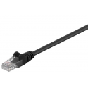 MicroConnect - Network cable - RJ-45 (M) to RJ-45 (M) - 3 m - UTP - CAT 5e - black