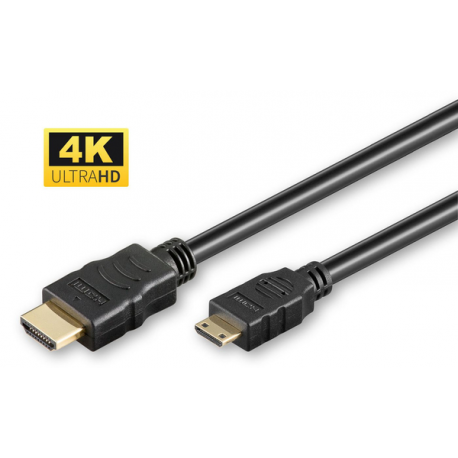 MicroConnect - HDMI cable - HDMI male to mini HDMI male - 2 m - 0