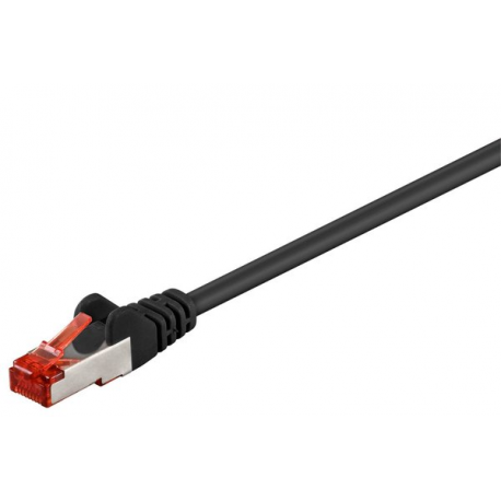 MicroConnect - Network cable - RJ-45 (M) to RJ-45 (M) - 2 m - screened shielded twisted pair (SSTP) - CAT 6 - halogen-free, stranded - black - 0