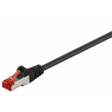 MicroConnect - Network cable - RJ-45 (M) to RJ-45 (M) - 2 m - screened shielded twisted pair (SSTP) - CAT 6 - halogen-free, stranded - black
