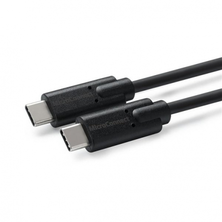 MicroConnect - USB cable - USB-C (M) to USB-C (M) - USB 3.2 Gen 2 - 5 - 20 V - 5 A - 2 m - USB Power Delivery (100W) - black - 0