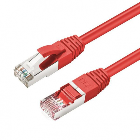 MicroConnect - Network cable - RJ-45 (M) to RJ-45 (M) - 7 m - screened shielded twisted pair (SSTP) - CAT 6 - red - 0