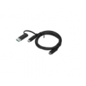 Lenovo - USB cable - USB-C (M) to USB-C (M) - FRU - for ThinkPad Hybrid USB-C with USB-A Dock