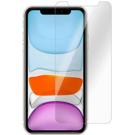 eSTUFF Titan Shield - Screen protector for mobile phone - glass - Crystal Clear - for Apple iPhone XR - 0