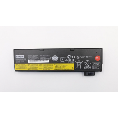 Sanyo - Laptop battery - Lithium Ion - 6-cell - 4400 mAh - 48 Wh - FRU, (CRU) - Tier 1 - for ThinkPad P52s 20LB, 20LC; T470 20HD; T480 20L5, 20L6; T570 20JW, 20JX; T580 20L9, 20LA - 0