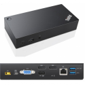 Lenovo ThinkPad USB-C Dock - Docking station - USB-C - VGA, 2 x DP - GigE - FRU