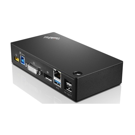 Lenovo ThinkPad USB 3.0 Pro Dock - Docking station - USB 3.0 - DP - GigE - 45 Watt - FRU - 1