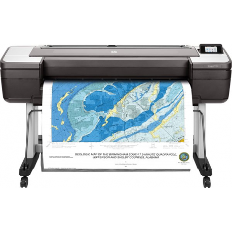 HP DesignJet T1700dr PostScript - 44" large-format printer - colour - ink-jet - 1118 x 1676 mm - 2400 x 1200 dpi - up to 0.55 min / page - capacity: 2 rolls - Gigabit LAN, USB host - cutter - 0