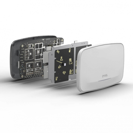Zyxel NebulaFlex Pro WBE660S - Radio access point - 1GbE - Wi-Fi 6 - Wi-Fi 7 - 6 GHz - wall mountable - 5