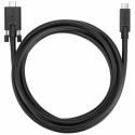 Targus - USB cable - 24 pin USB-C (M) to 24 pin USB-C (M) screwable - 1.8 m - black - for P / N: DOCK191USZ, DOCK430EUZ, DOCK430USZ