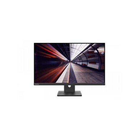 Lenovo ThinkVision E24-30 - LED monitor - 24" (23.8" viewable) - 1920 x 1080 Full HD (1080p) @ 100 Hz - IPS - 250 cd / m² - 1300:1 - 4 ms - HDMI, VGA, DisplayPort - speakers - raven black - 0