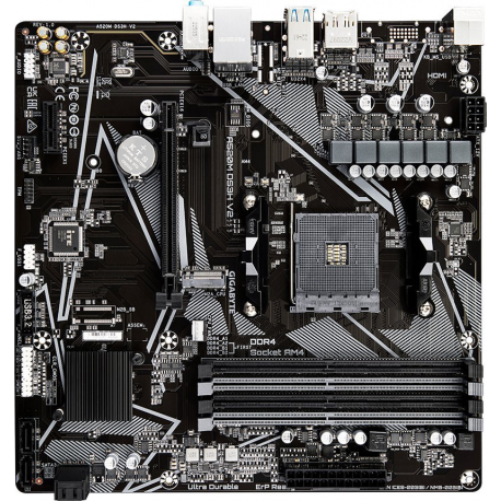 Mainboard|GIGABYTE|AMD A520|SAM4|Micro-ATX|Memory DDR4|Memory slots 4|1xPCI-Express 3.0 1x|1xPCI-Express 3.0 16x|1xM.2|1xHDMI|1x - 1
