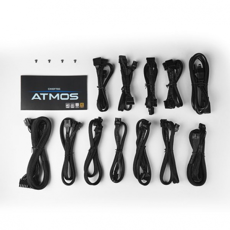 Chieftec ATMOS Series CPX-850FC - Power supply (internal) - ATX12V 3.0 - 80 PLUS Gold - AC 100-240 V - 850 Watt - active PFC - 5