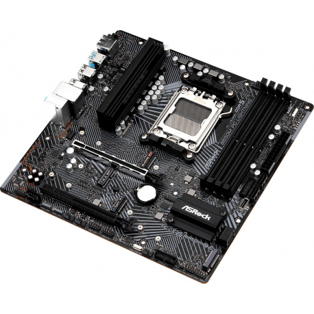ASRock B650M PG Lightning - Motherboard - micro ATX - Socket AM5 - AMD B650 Chipset - USB-C 3.2 Gen2, USB 3.2 Gen 2, USB 3.2 Gen 1, USB-C 3.2 Gen 1 - 2.5 Gigabit LAN - onboard graphics (CPU required) - HD Audio (8-channel) - 3
