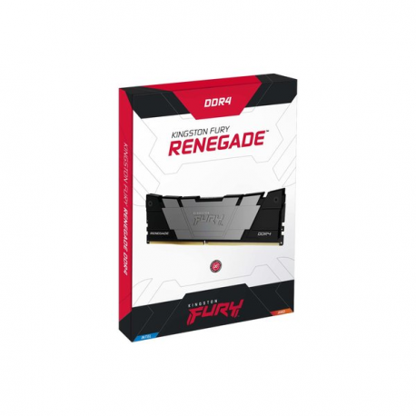 Kingston FURY Renegade - DDR4 - kit - 64 GB: 4 x 16 GB - DIMM 288-pin - 3600 MHz / PC4-28800 - CL16 - 1.35 V - unbuffered - non-ECC - black - 6